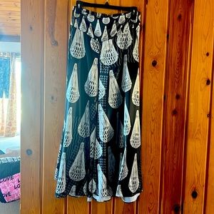 Pomahina satin palazzo pants size Large